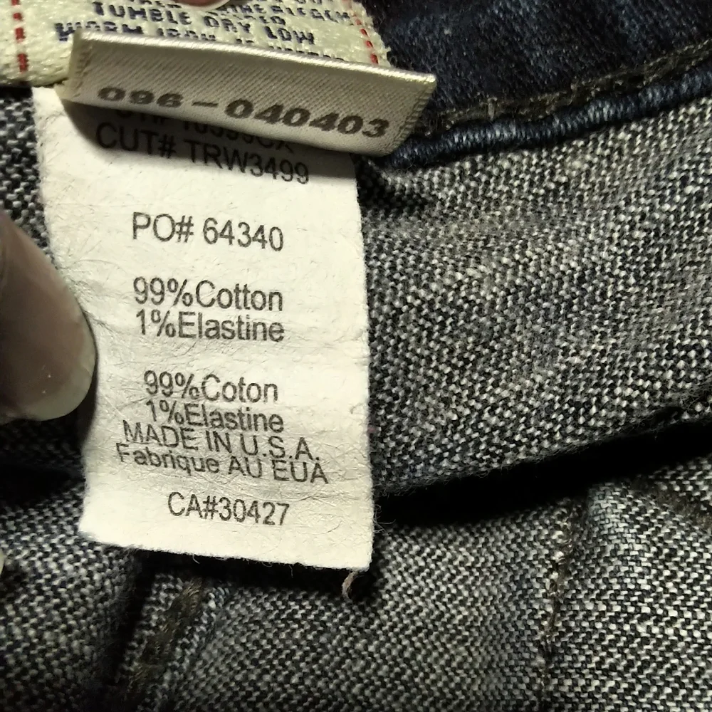 True Religion Skinny Dark Blue Jeans - Size 26